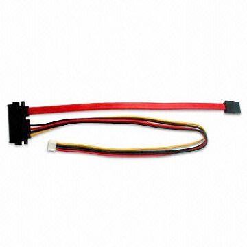 SATA and Power Cable with Four-pin Feature and Pitch 2.0 Housing